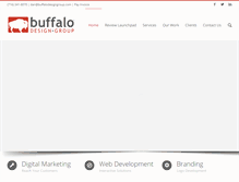 Tablet Screenshot of buffalodesigngroup.com